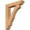 Ekena Millwork Balboa Slat Smooth Bracket w/ Offset Brace, Western Red Cedar, 7 1/2"W x 36"D x 44"H BKT0806X36X44BOA06SWR - alternate 1